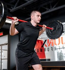 Marc Nadeau performing a deadlift